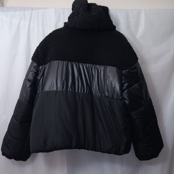 THERAPY WINTER TONAL MIX MEDIA PUFFER BOMBER JACKET - Picture 4 of 7
